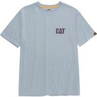Caterpillar - "Trademark" T-Shirt für Herren (Nebelblau meliert)