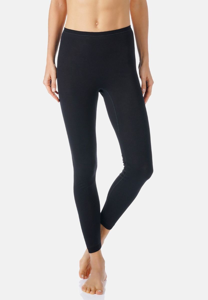 Hochgeschnittene Leggings aus Baumwollmischung