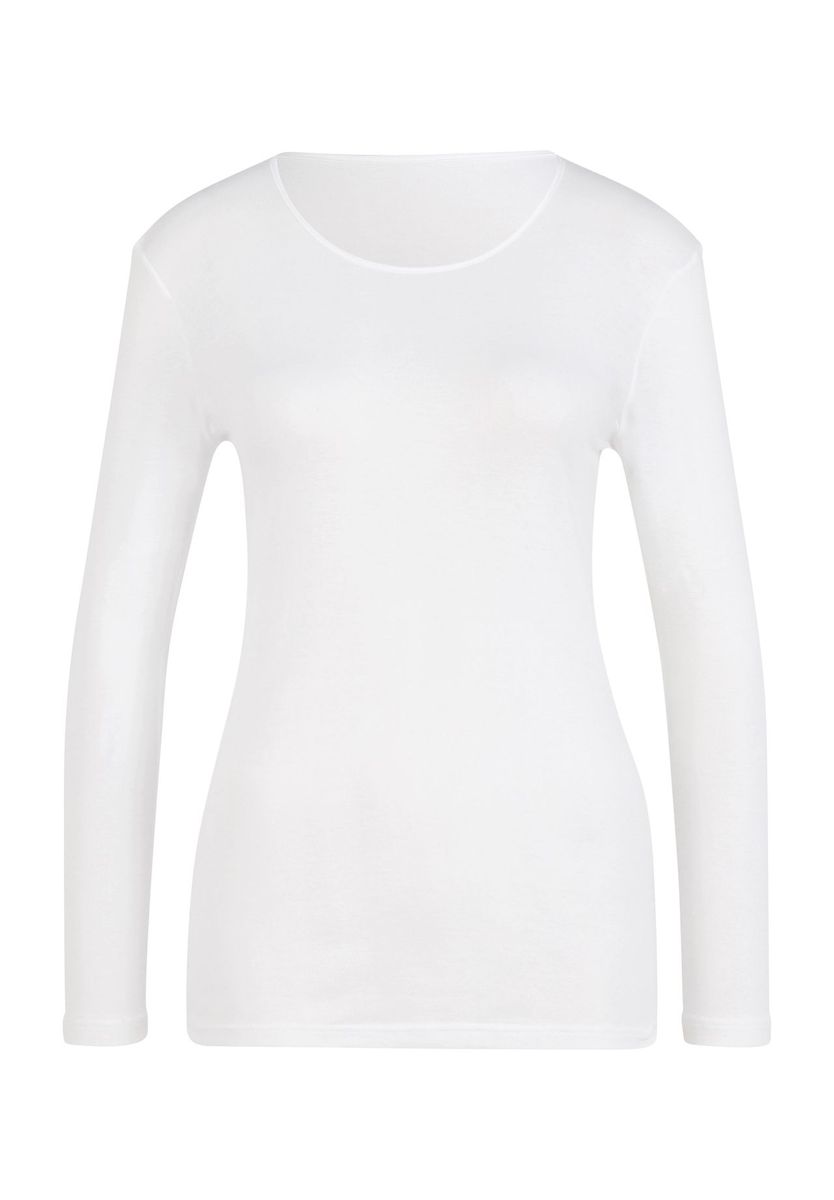 Klassisches Langarm-Figur-T-Shirt