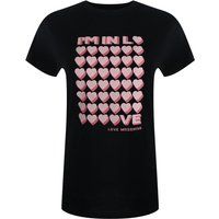 Love Moschino T-Shirt mit Herz-Print