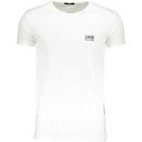 Klassisches Baumwoll-T-Shirt mit Rundhalsausschnitt und Logo