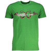 Cavalli Class Baumwoll T-Shirt mit Grafikdruck