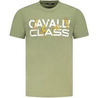 Cavalli Class Baumwoll T-Shirt mit Grafikdruck
