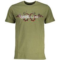 Cavalli Class Baumwoll T-Shirt mit Grafikdruck