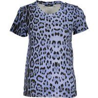 T-Shirt aus Baumwolle mit Leopardenmuster