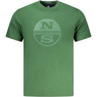 Baumwoll T-Shirt mit Rundhalsausschnitt