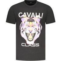 Baumwoll T-Shirt mit Grafikprint