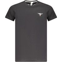 Dunkelgraues T-Shirt aus Baumwolljersey