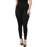 Hochgeschnittene Slim-Fit-Hosen
