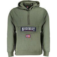 Herren Pullover Hoodie in Olivgrün