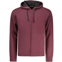 Herren Zip-Up Baumwollmischung Kapuzenpullover