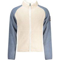 Colorblock Fleecejacke mit Reißverschluss
