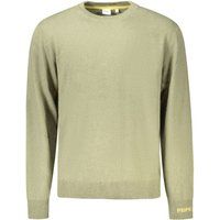 Herren Baumwollmischung Rundhals Strickpullover