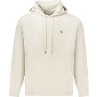 Herren Beige Baumwollmischung Hoodie