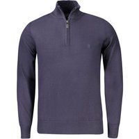 Herren Strickpullover mit Viertelreißverschluss