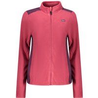 Rosa Fleece Sweatshirt mit Reißverschluss