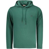 Grüner Baumwollmischung Herren-Hoodie