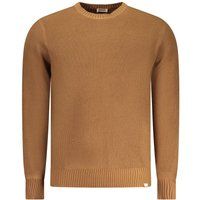Klassischer brauner Viskose Strickpullover