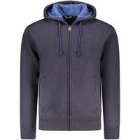 Klassischer Baumwoll-Kapuzenpullover mit Reißverschluss