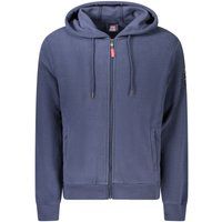 Herren Fleece-Hoodie mit durchgehendem Reißverschluss
