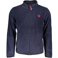 Marineblaue Fleecejacke mit Reißverschluss für Herren