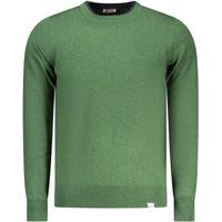 Herren Strickpullover mit Rundhalsausschnitt, Grün