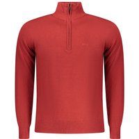 Herren Strickpullover mit kurzem Reißverschluss