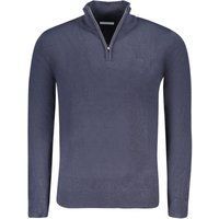 Herren Strickpullover mit Viertelreißverschluss