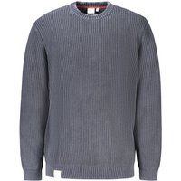 Herren Strickpullover mit Rundhalsausschnitt aus Baumwolle