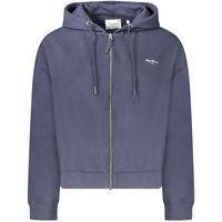 Damen Baumwoll-Hoodie mit durchgehendem Reißverschluss