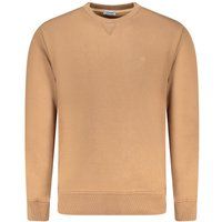 Klassisches einfarbiges Sweatshirt aus Baumwollmischung