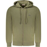 Bequemer Baumwollmischung Kapuzenpullover mit Reißverschluss