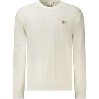 Herren Baumwoll Waffel Strick Langarmshirt