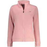 Sweatshirt mit Reißverschluss aus Baumwollmischung