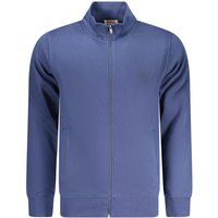 Blaues Herren Sweatshirt mit Reißverschluss