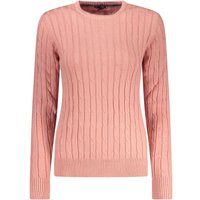 Zopfstrickpullover mit Rundhalsausschnitt