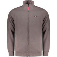 Herren Zip-Up Baumwollmischung Kapuzenpullover