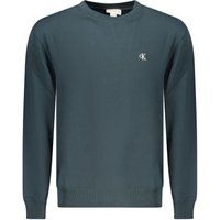 Minimalistisches Baumwollmischung Rundhals-Sweatshirt