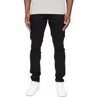 Schwarze Slim-Fit-Jeans aus Denim