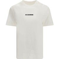 Minimalistisches Logo T-Shirt aus Baumwolljersey