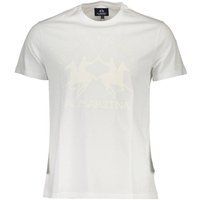 T-Shirt aus Baumwolle mit Grafikprint und Rundhalsausschnitt