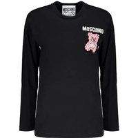 Moschino Couture Schwarzes Baumwoll-T-Shirt