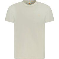 Beige Slim Fit Baumwoll T-Shirt