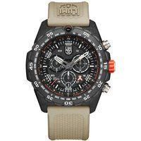 Herren-Chronograph Uhr mit beigem Armband