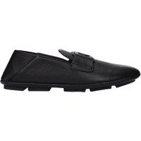 Klassische Lederloafer mit Logo-Detail