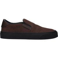 Herren Braune Leder Slipper