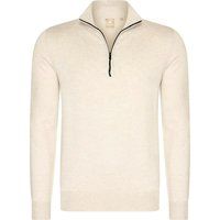Herren Strickpullover mit Viertelreißverschluss