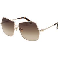 Geometrische Goldfarbene Butterfly Sonnenbrille