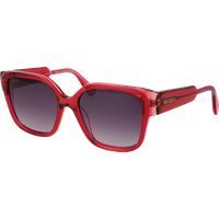 Rote Sonnenbrille mit Schmetterlingsrahmen