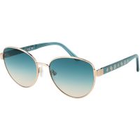 Goldene Metall-Butterfly-Sonnenbrille Farbverlaufsglas